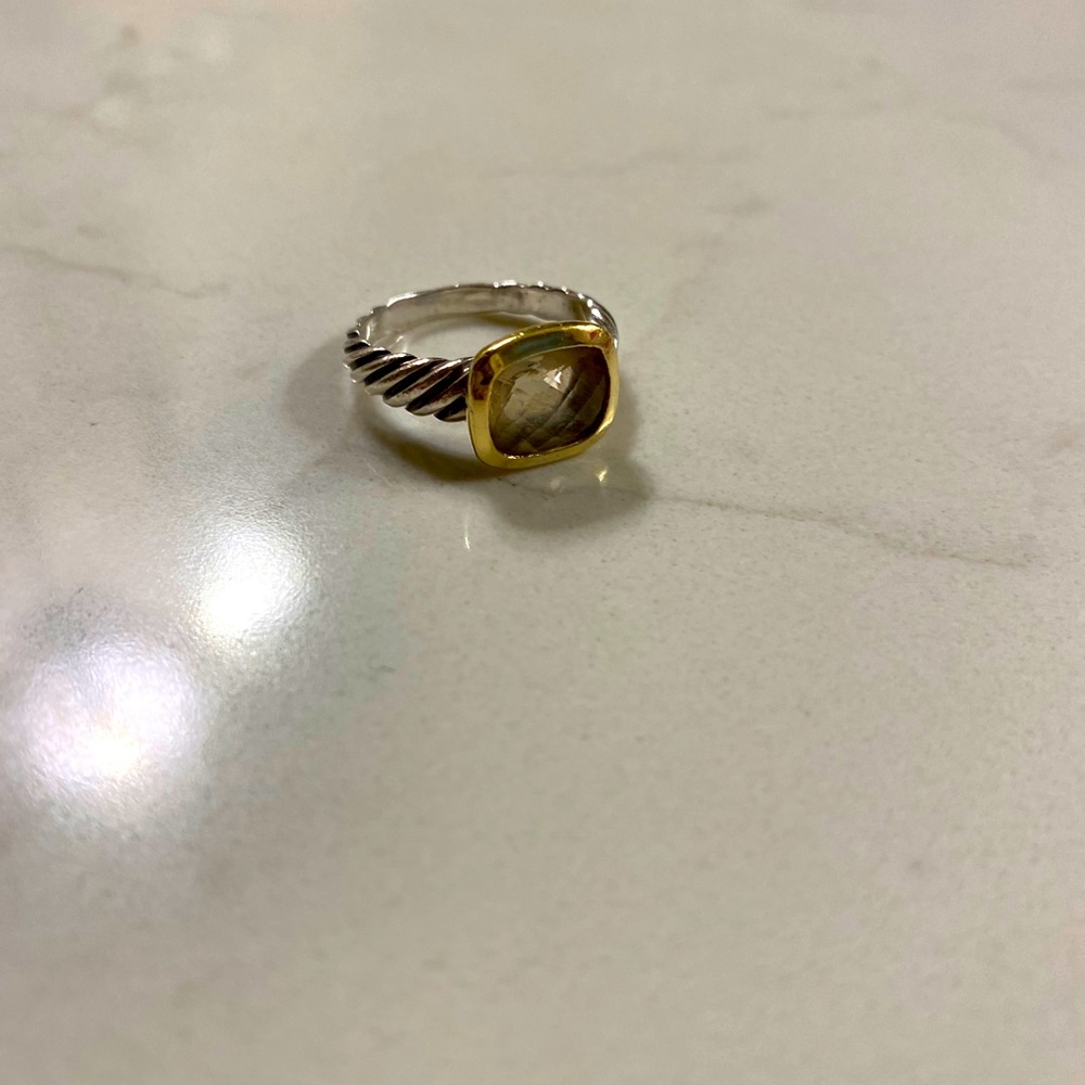 David Yurman Two- Tone Citrine Noblesse